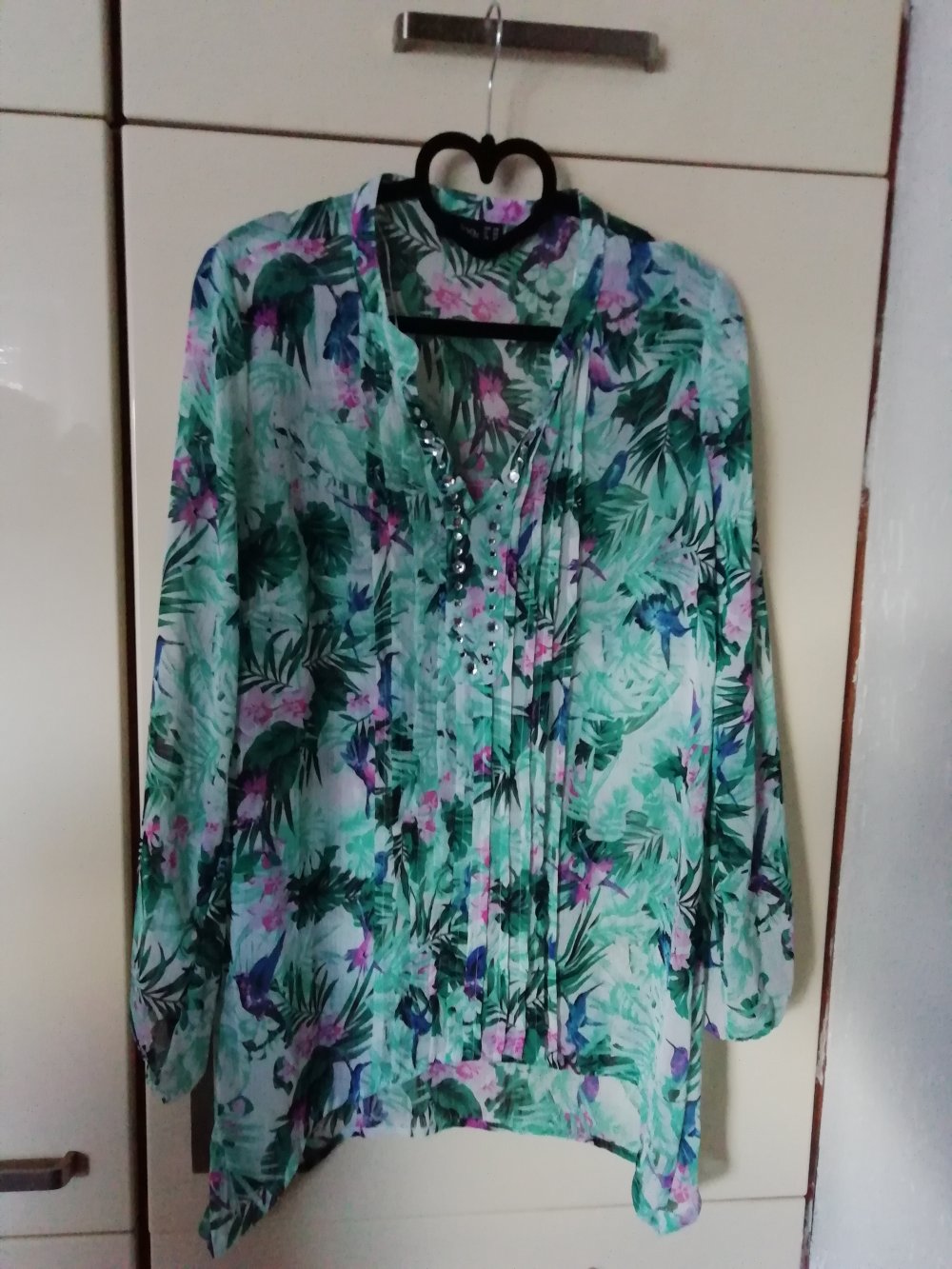 bunte transparente Tunika