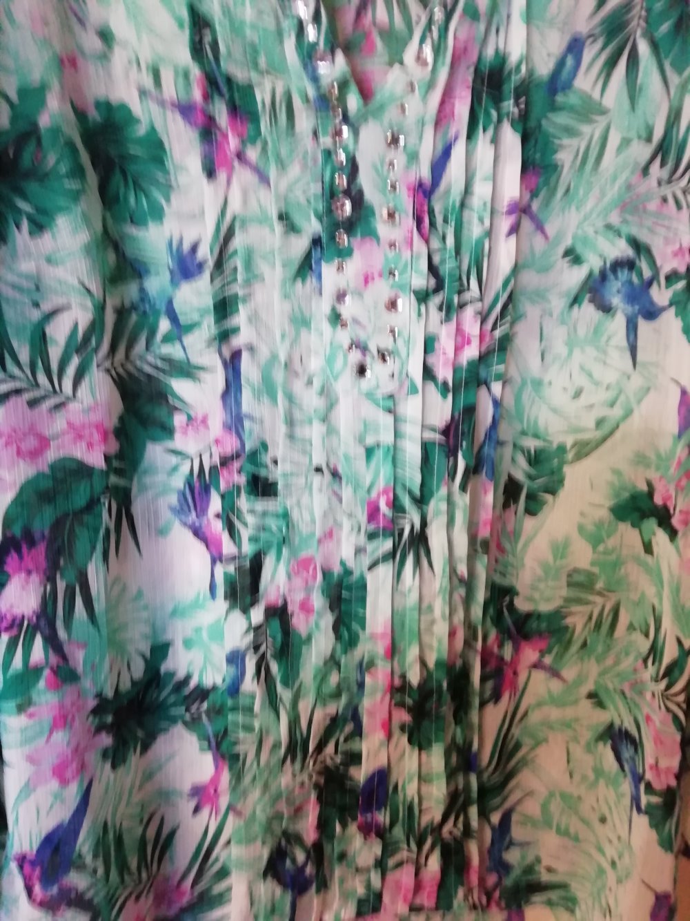 bunte transparente Tunika