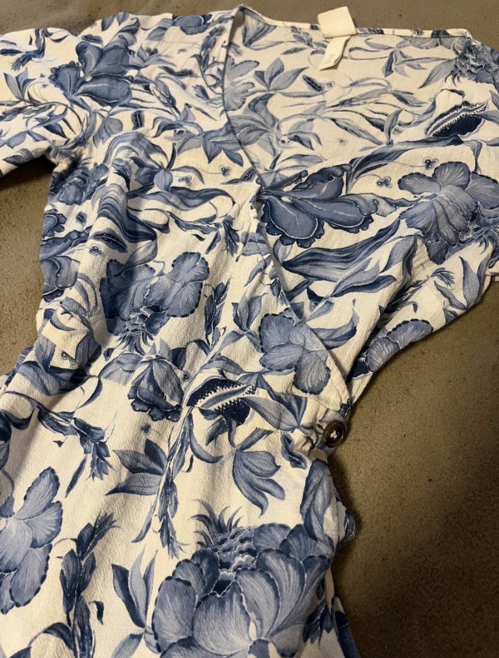 Gemustertes Crêpe-Kleid