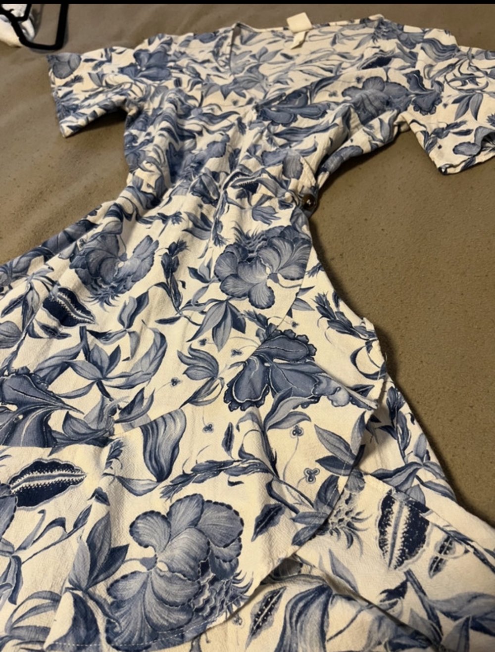 Gemustertes Crêpe-Kleid