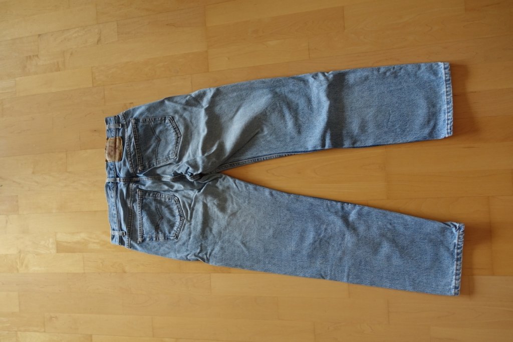Original Levi's 501 33 30 Hell Blau