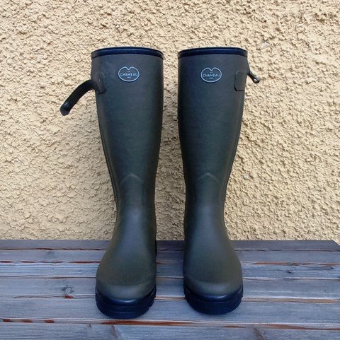Gefütterter Gummistiefel Le Chameau Gummistiefel Gr. 42
