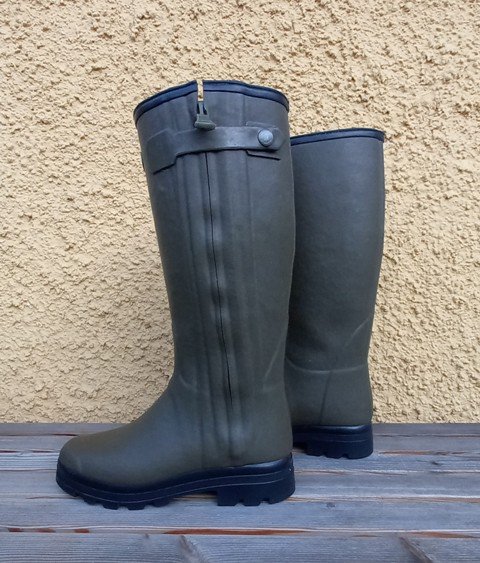 Gefütterter Gummistiefel Le Chameau Gummistiefel Gr. 42