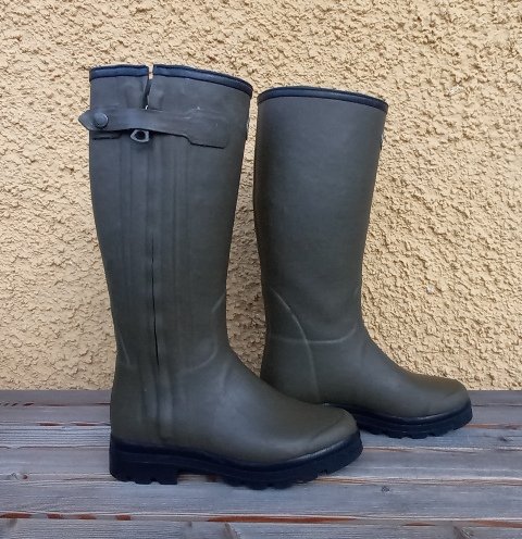 Gefütterter Gummistiefel Le Chameau Gummistiefel Gr. 42