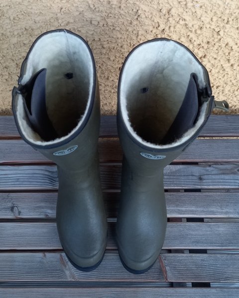 Gefütterter Gummistiefel Le Chameau Gummistiefel Gr. 42