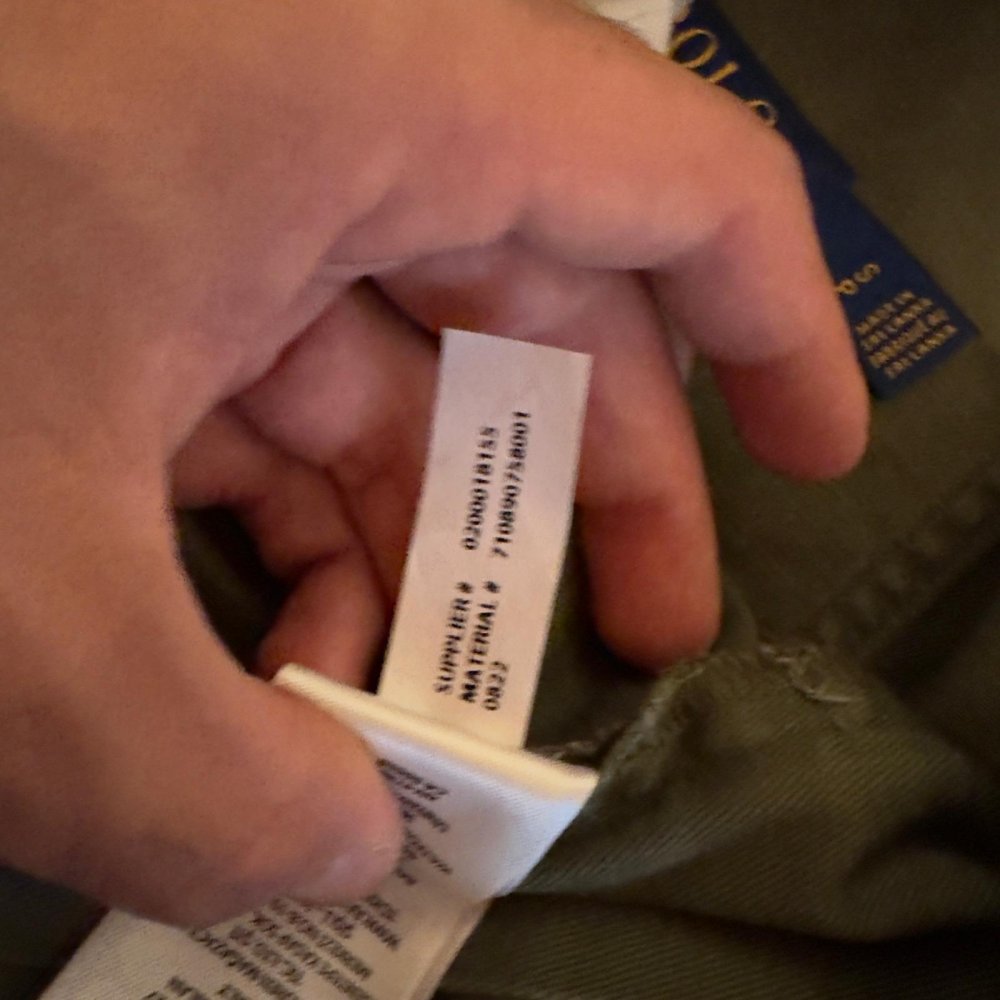 POLO RALPH LAUREN HOSE OLIVE/KHAKI