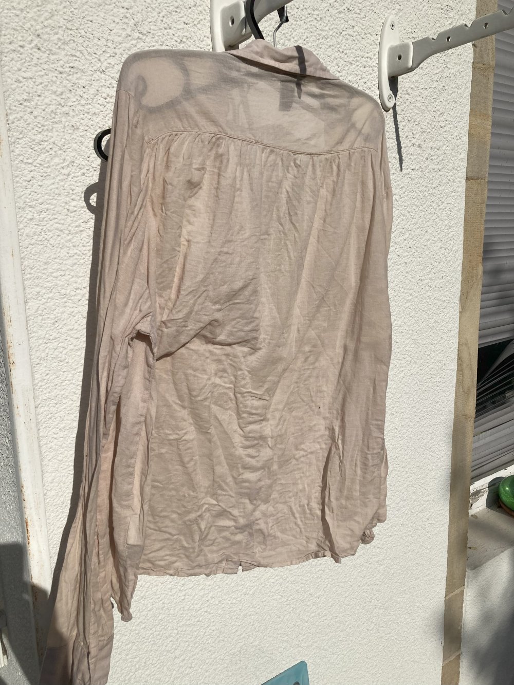 Matt schimmernde Baumwollbluse von H&M