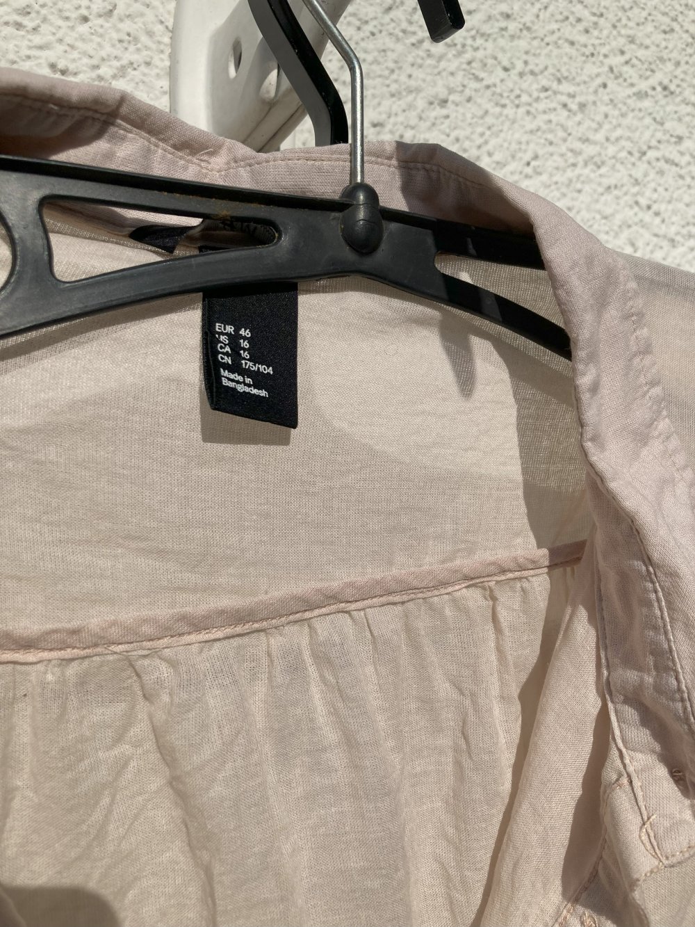 Matt schimmernde Baumwollbluse von H&M