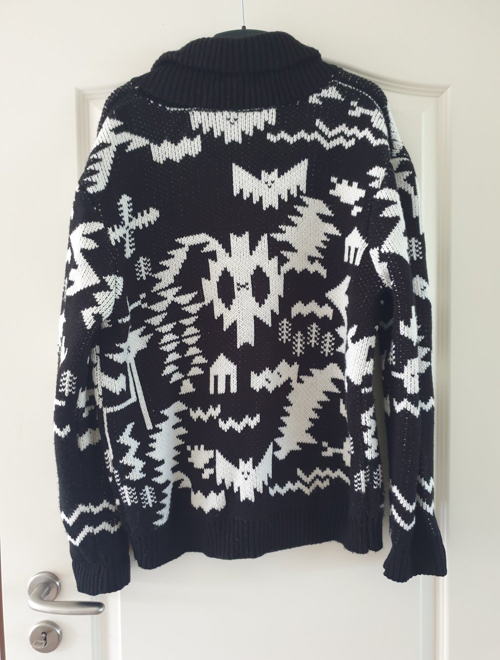 Vintage Herren warme Strickjacke