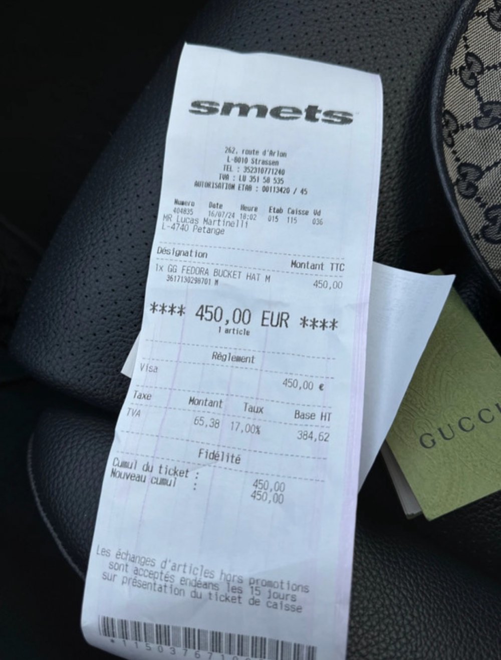 Gucci Supreme GG Hut