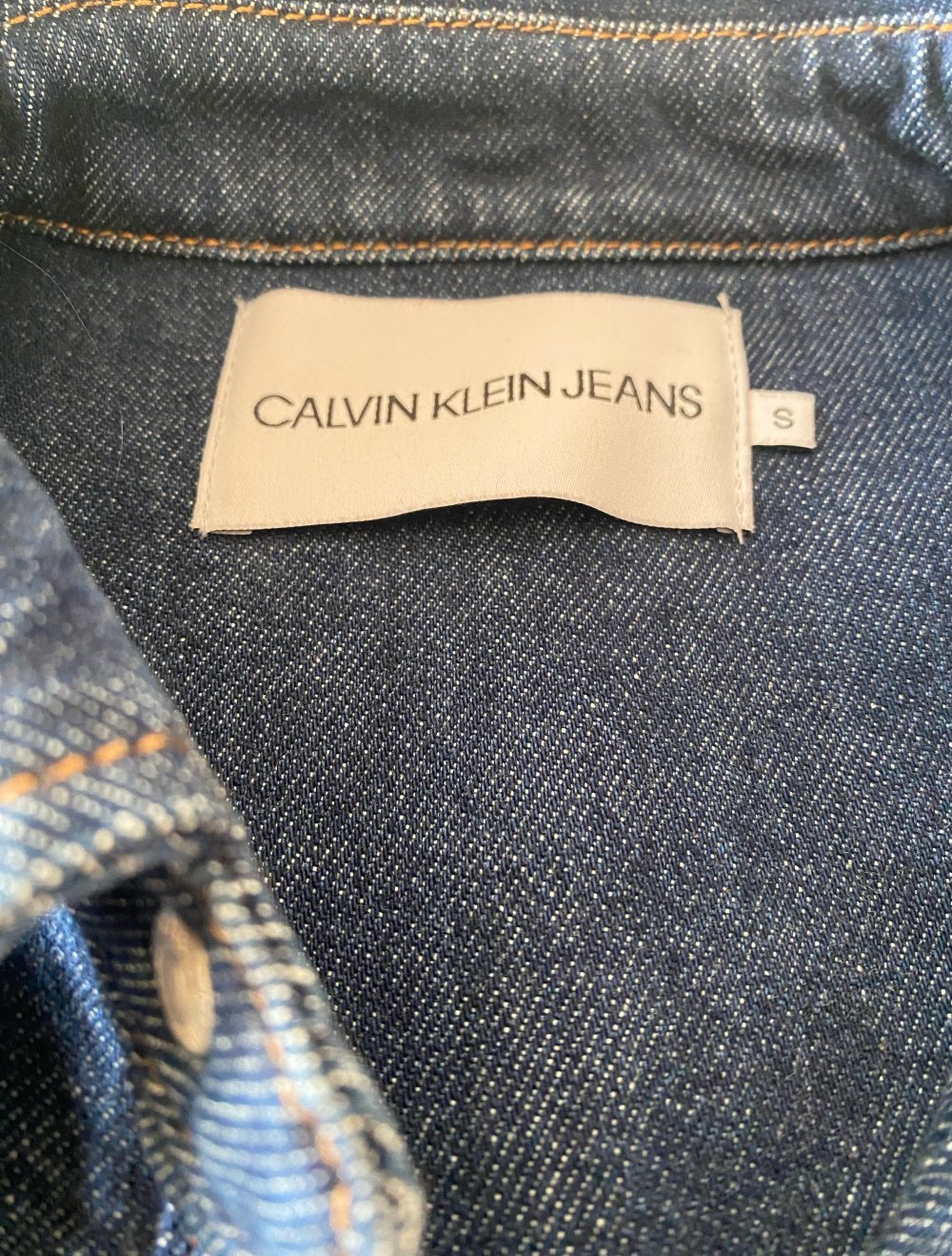 Jeans Hemd / Jacke , S Gr. Calvin Klein Jeans, dunkel Blau NEU