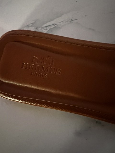 Hermes Braun Sandale 