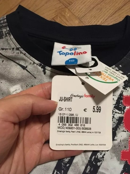 Neu Kinder Jungen langarm Shirt Größe 110