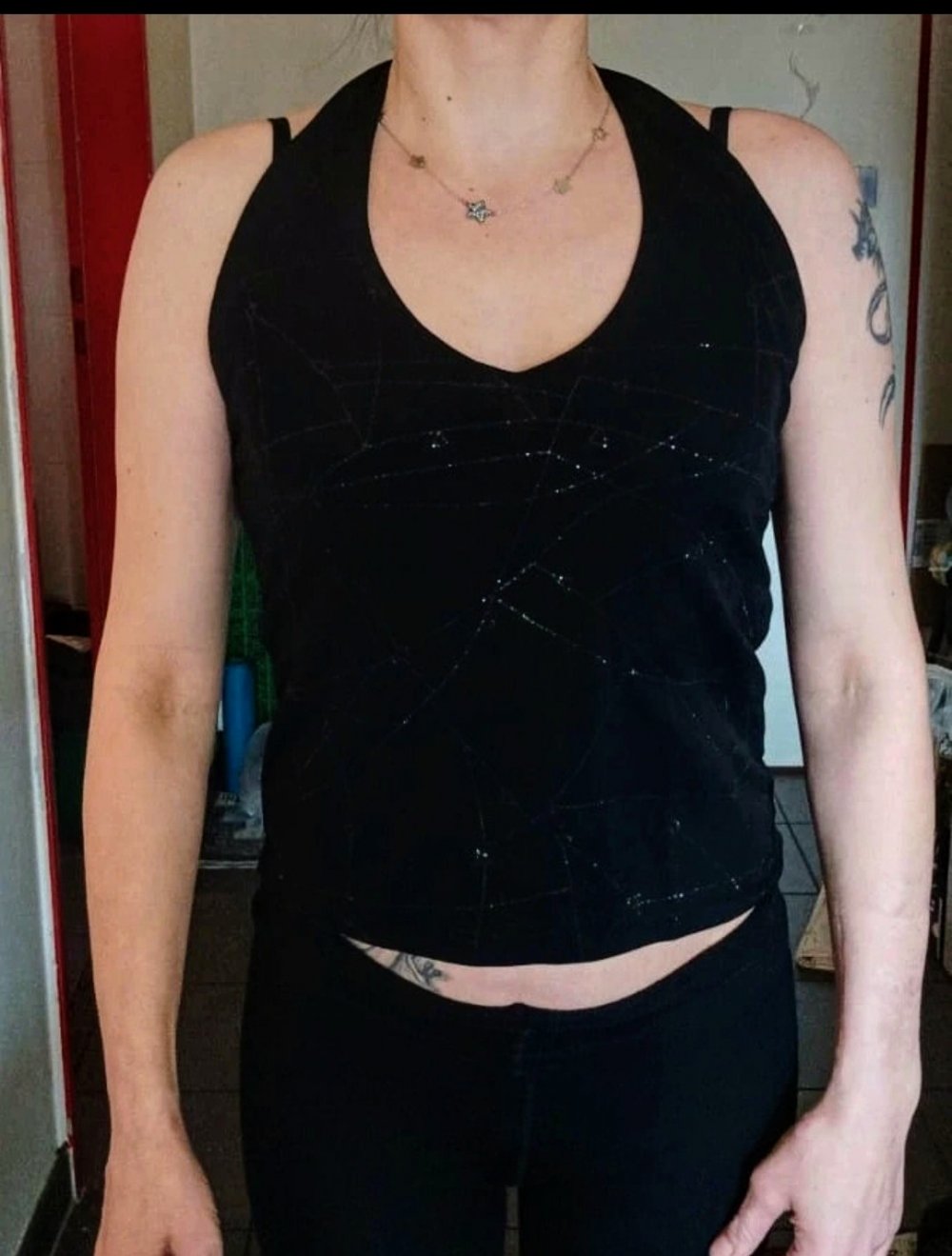 Neck holder Oberteil Schwarz