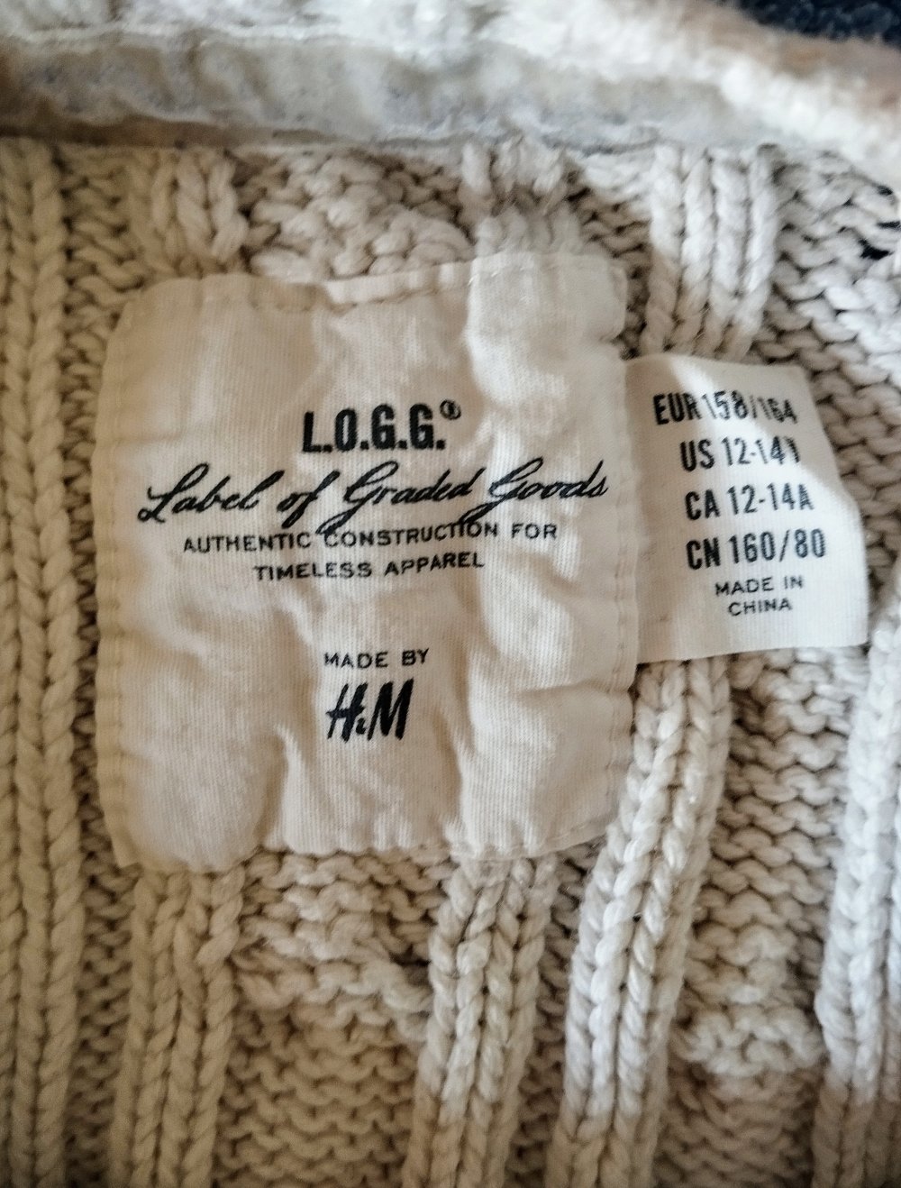 Strickkleid cremefarben