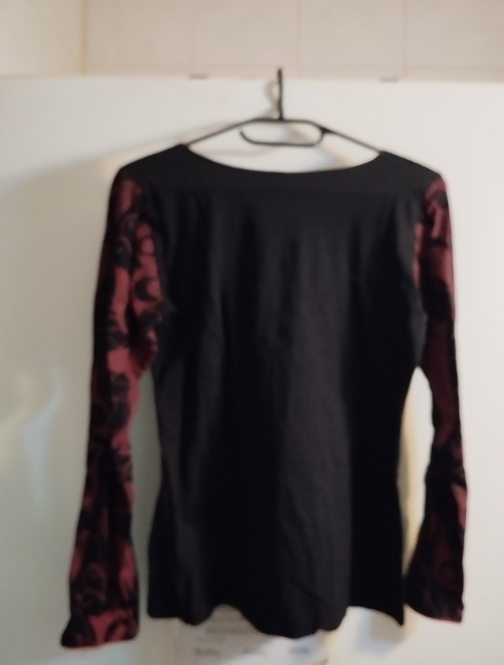 Langarm Shirt mit Muster