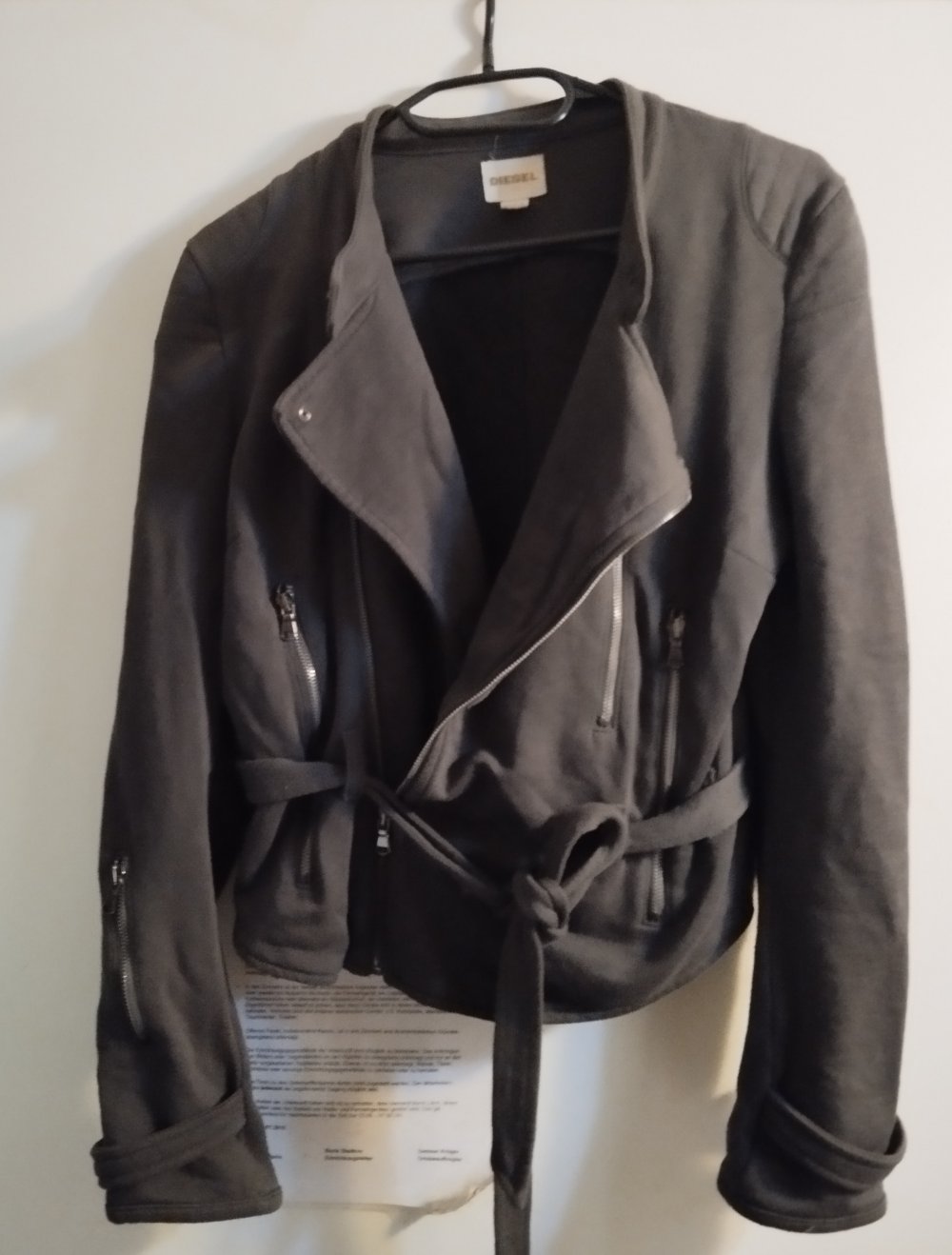 Graue Übergangsjacke von Diesel