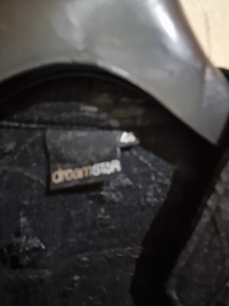 Jacke mit Struktur Gr. 44 wirkt wie Kunstleder von Dreamstar