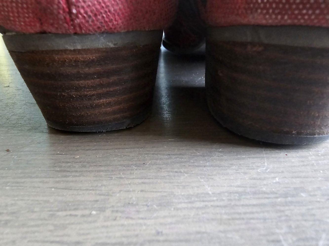 Rote Stiefeletten von Laura Vita Gr. 40