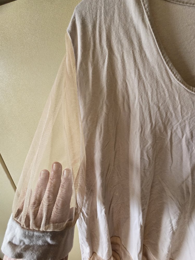 Tunika von moonshine in Beige Gr. 44