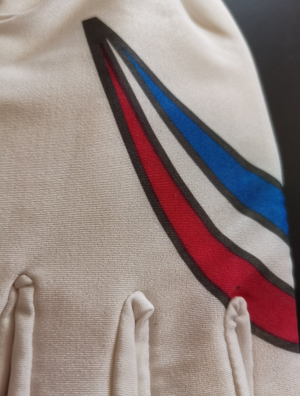 1 Paar Ski Handschuhe echt Leder und lycra Ski langlauf