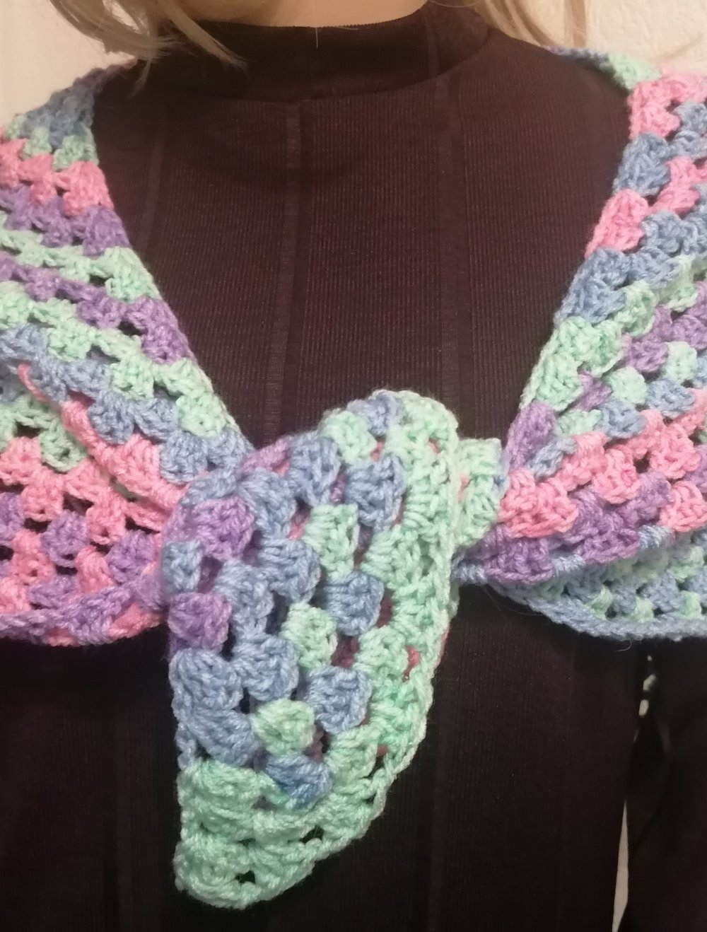 Dreieckstuch gehäkelt