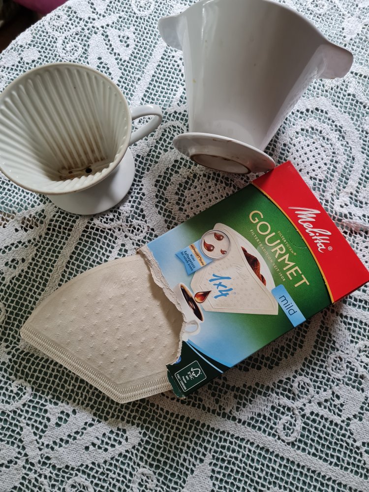 Kaffeefilter-Porzellan