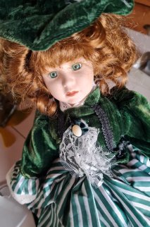 2 Sammlerpuppen je 45 cm - 55 cm groß