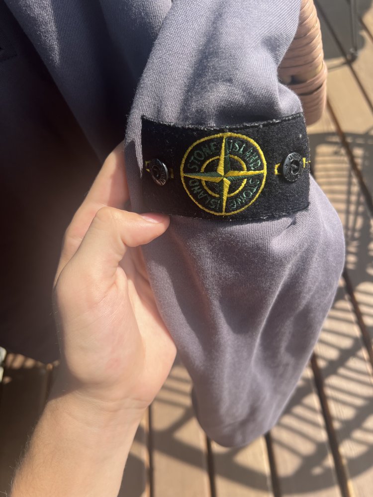 original Stone Island zip Sweatshirt/ troyer