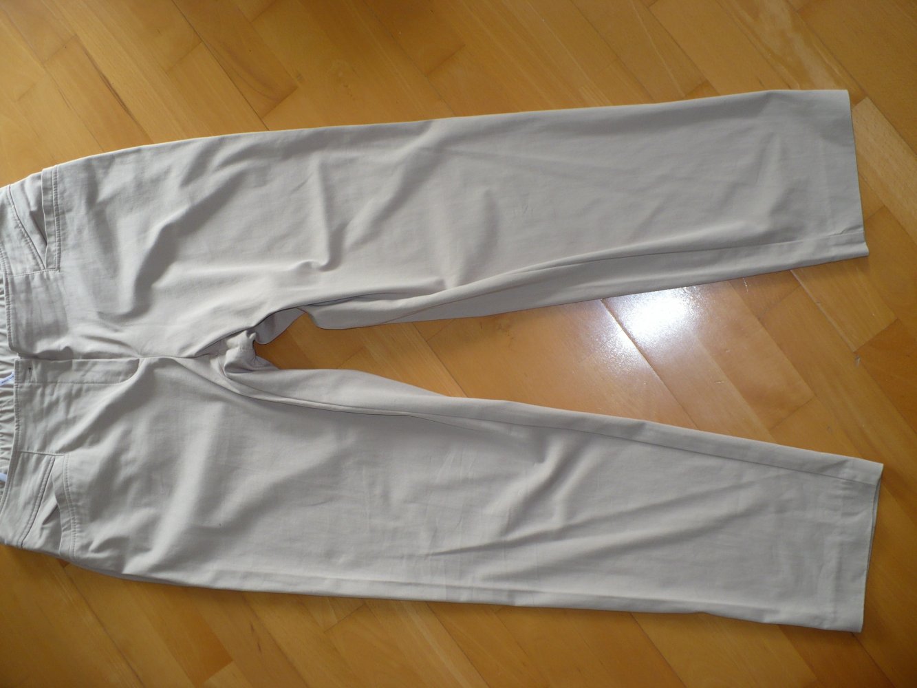 Leichte Hose von Ulla Popken - sandfarben - Gr. 46