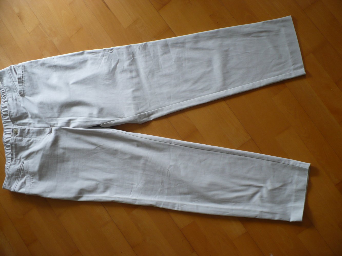 Leichte Hose von Ulla Popken - ecru - Gr. 46