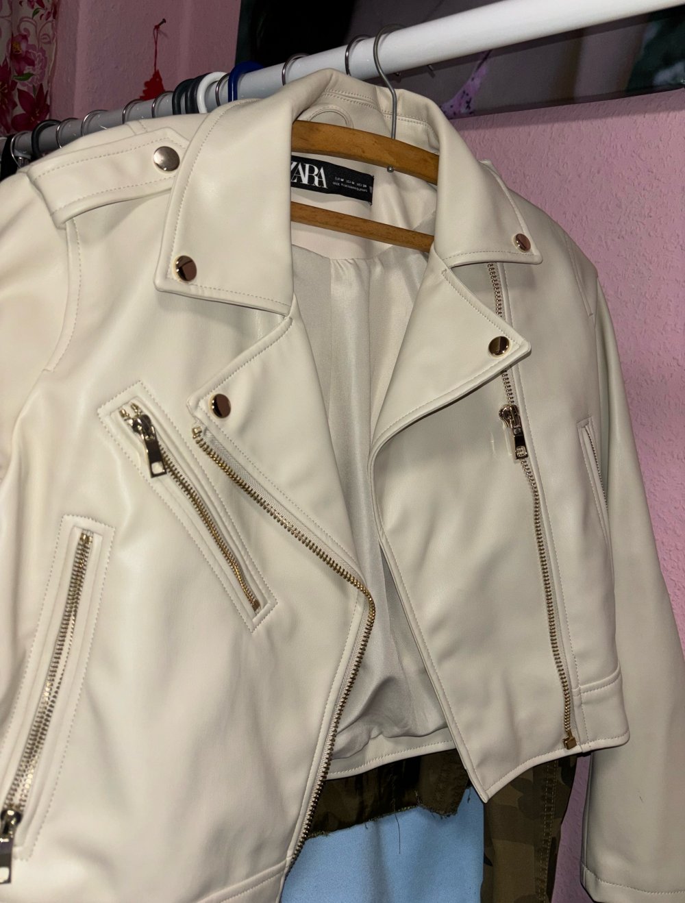 Zara Lederjacke