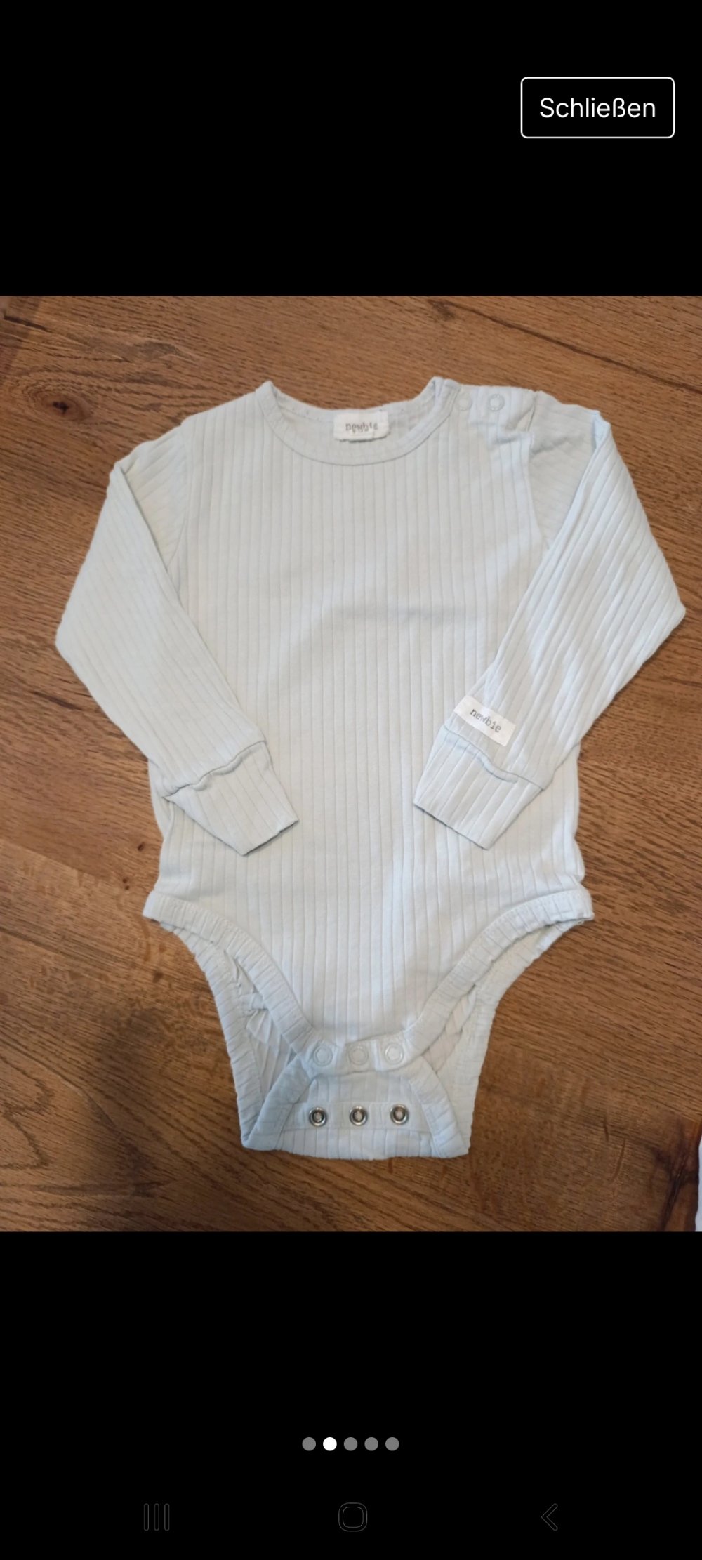 Newbie Body Set Größe 80