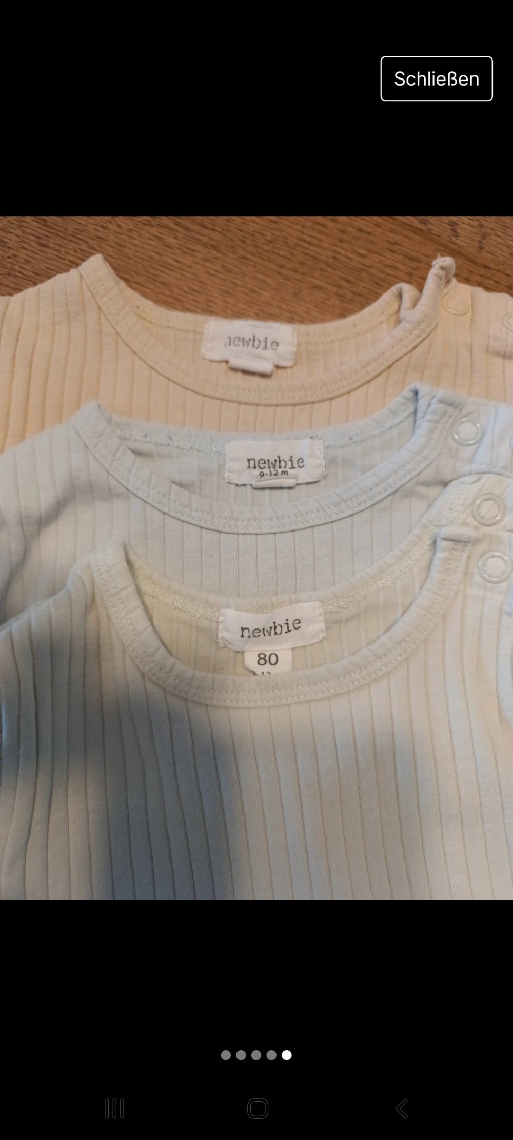 Newbie Body Set Größe 80