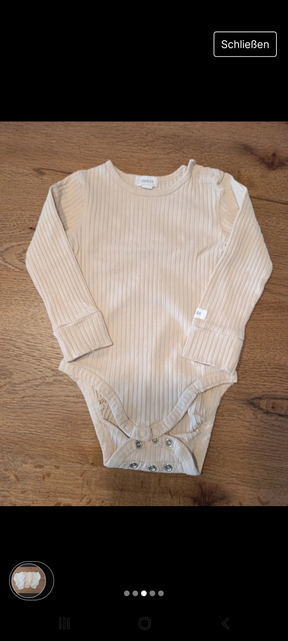 Newbie Body Set Größe 80