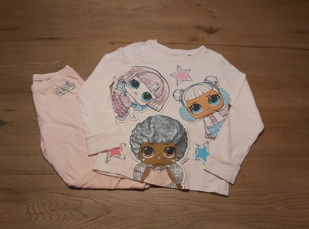 LOL Langarm Schlafanzug 2 teilig Größe 122/128