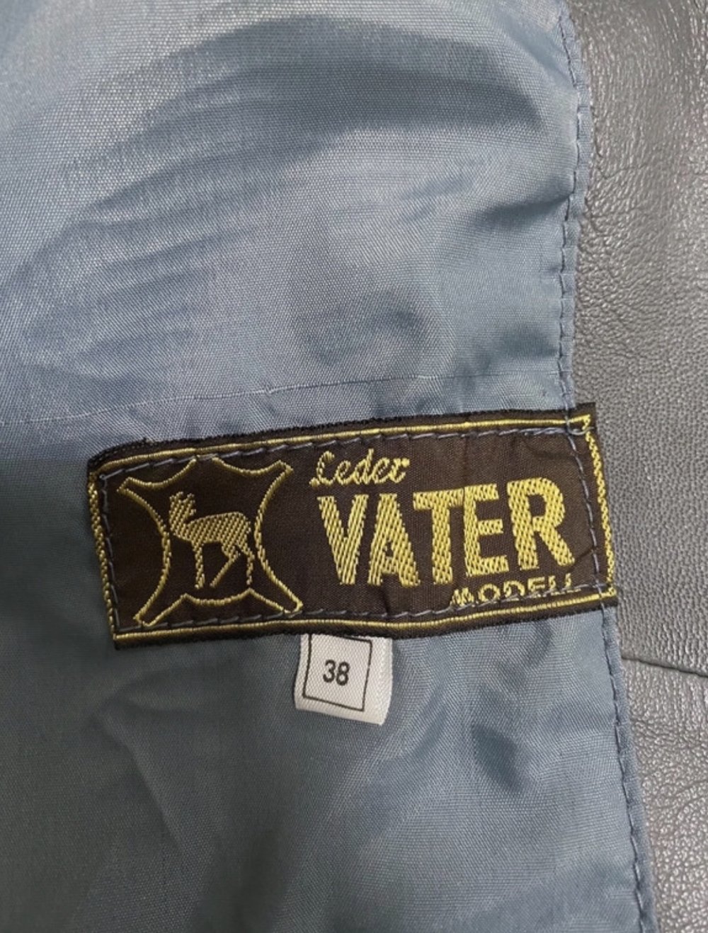 Leder Jacke von Bader Gr 38