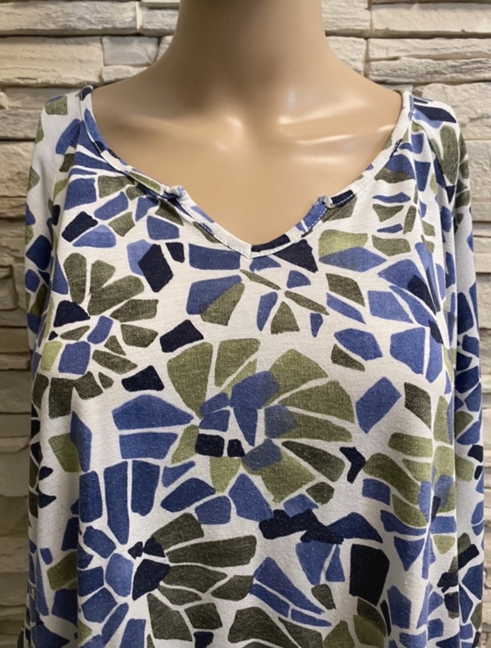 Langarmschirt von Laura Torelli Gr 42