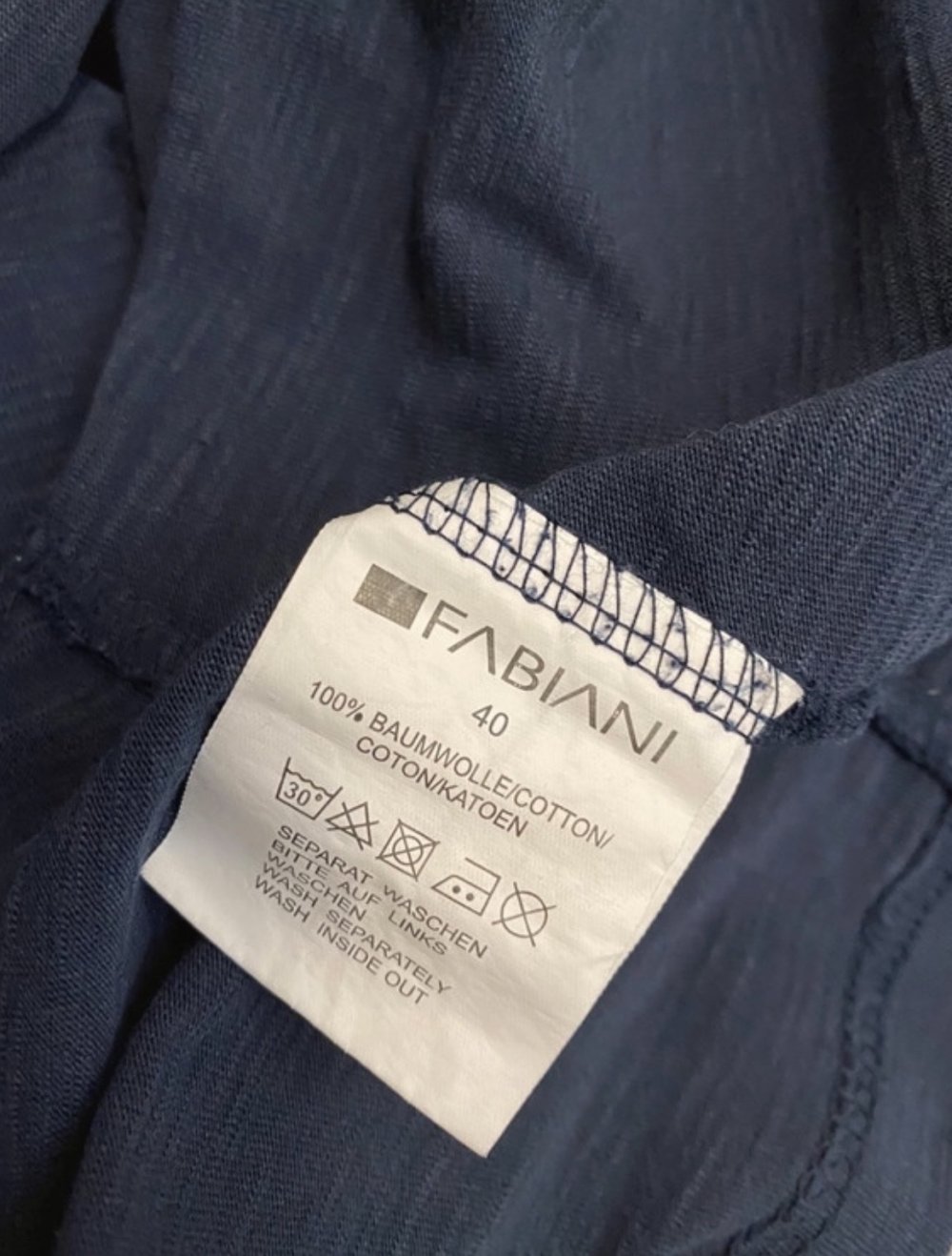 Langarmschirt von Fabiani Gr 40