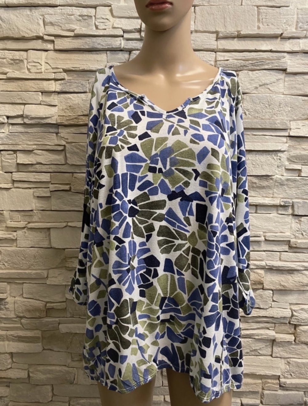 Langarmschirt von Laura Torelli Gr 42