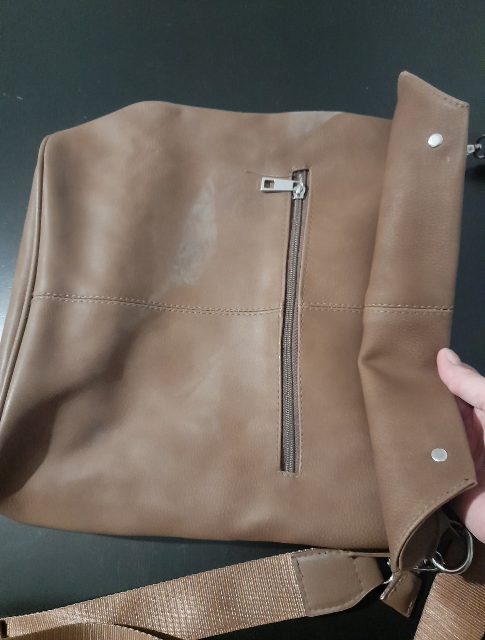 Braune Umhängetasche