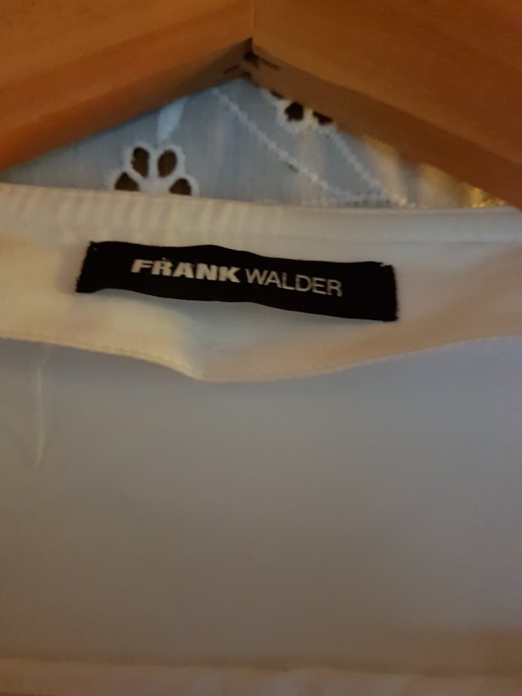 Fran Walder weißer Blazer/dünne Jacke