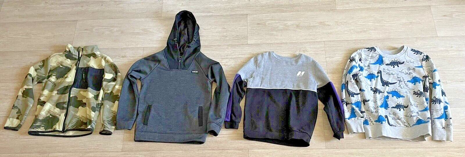 Kleiderpaket Kinder Jungen 1 Jacke 3 Pullover Sweatshirt Gr. 134