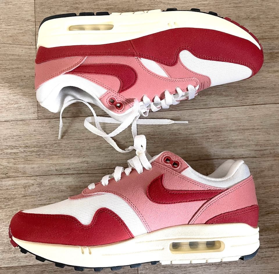 Nike Air Max 1 Sneaker Turnschuhe Red Stardust Gr. 35,5 NEU OVP