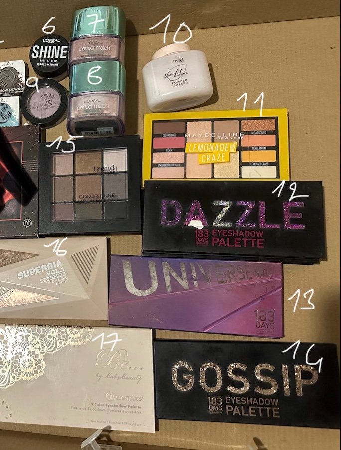 liedschatten Paletten