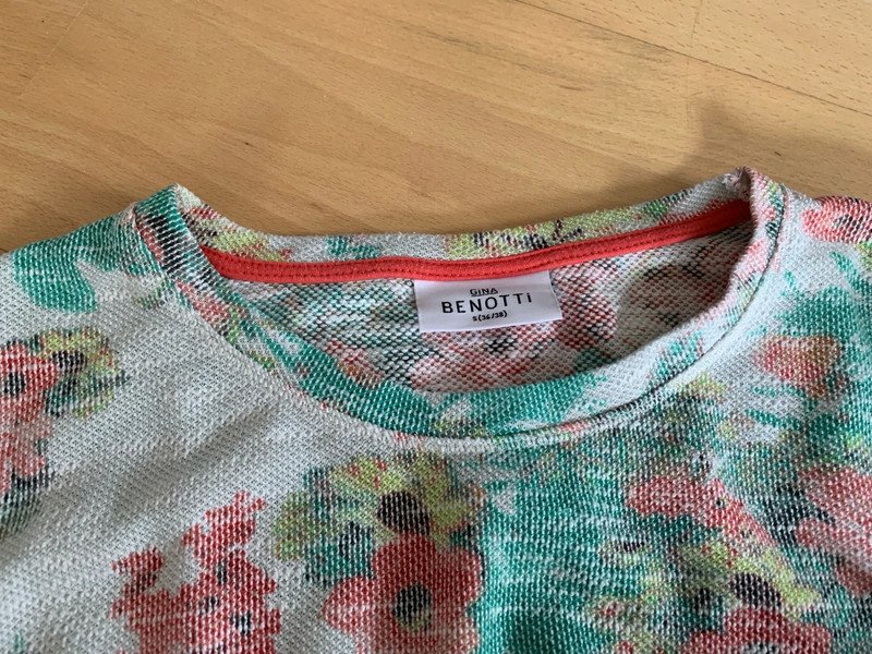 Traumhafter Romantik Frühjahr Retro Vintage Pulli Langarm Oberteil Blumen Shabby Flower Power Chic 36