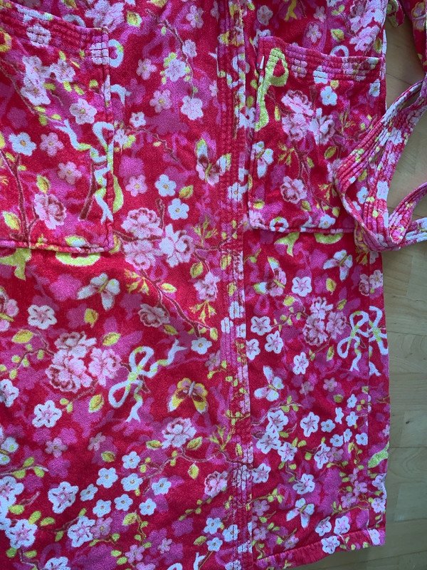 Traum schöner PIP Bademantel Pink Bunt So schön Größenangabe ist S 