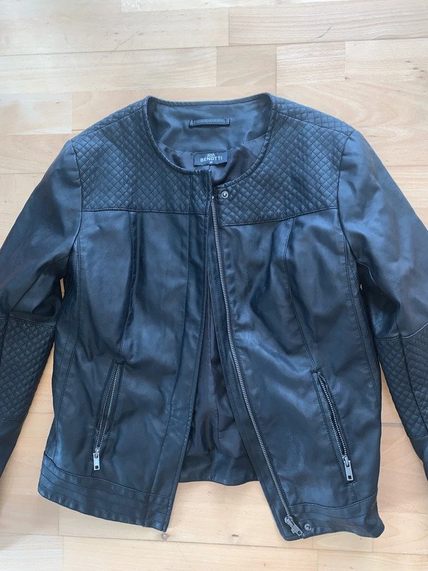 Gina Benotti Kunst Leder Jacke S 36 36-38 S - 36 + 36-38 (Angabe 38) 