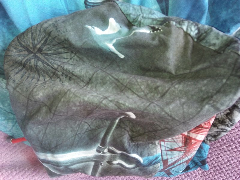 Nautistore Shirt Langarm Handmade Allein gegen den Wind 36 S Kapuze