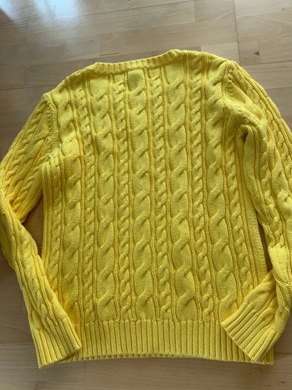 Lands End Land's End Pulli Gelb 100% Baumwolle